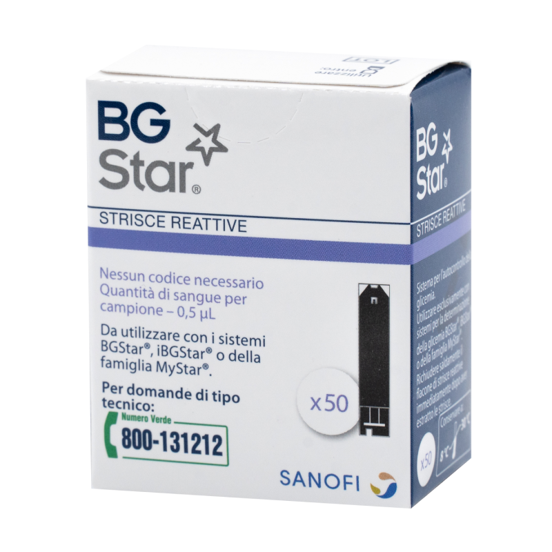 BGStar - Mystar extra Strisce Reattive per il controllo della glicemia - 50 