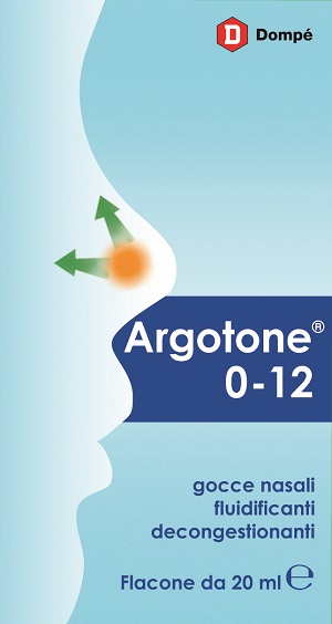 Argotone 0-12 - Gocce nasali fluidificanti decongestionanti - 20 ml
