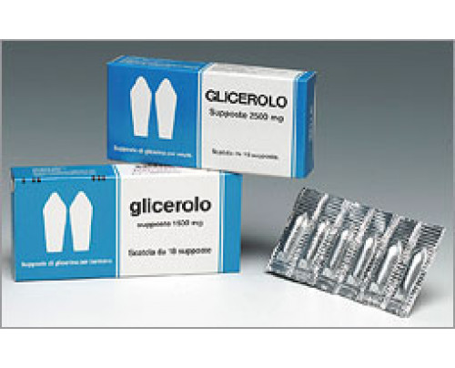 Glicerolo Sella Adulti 2250 mg Stitichezza Occasionale 18 Supposte