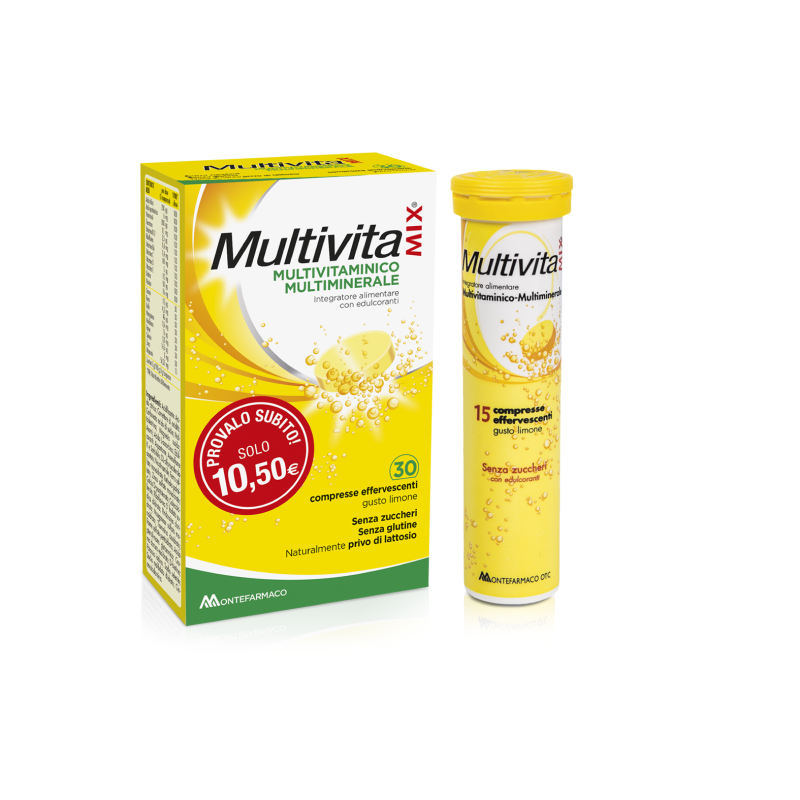 Multivitamix Integratore 30 Compresse Effervescenti
