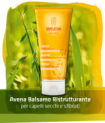 Weleda Avena Balsamo Ristrutturante Capelli Secchi e Danneggiati 200 ml