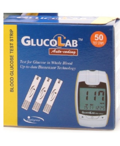 Svas Biosana Glucolab AutoCoding Strisce Reattive Glicemia 50 Pezzi