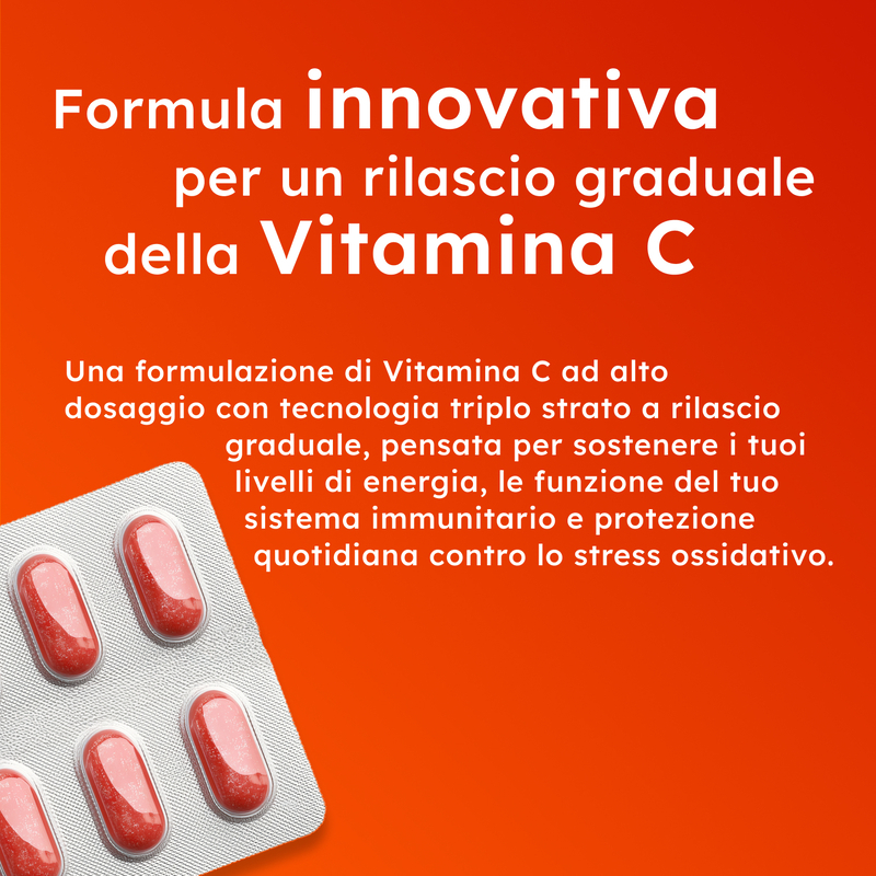 Supradyn Expert Vitamina C 1000mg Integratore Sistema Immunitario, 20 Compresse Assorbimento Graduale