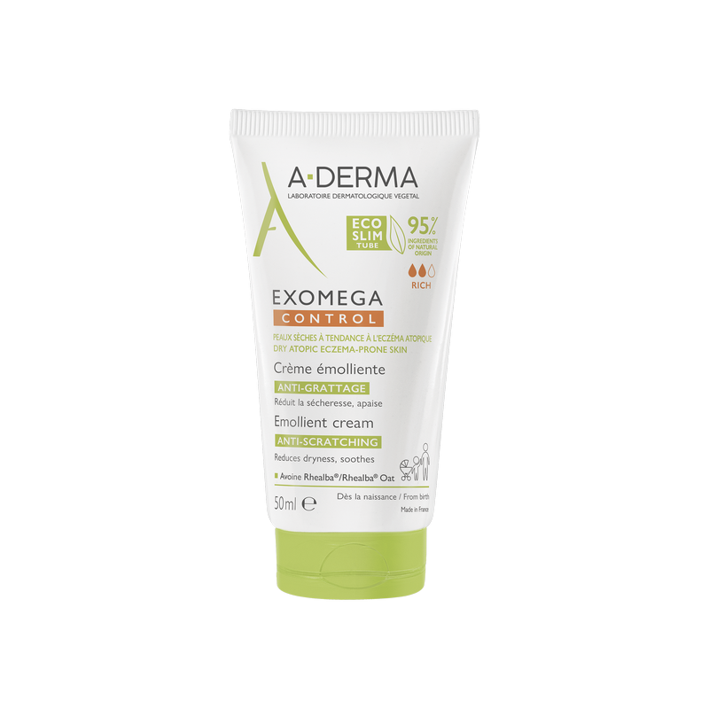 A-DERMA EXOMEGA CONTROL Crema Emolliente Anti Grattage 50mL