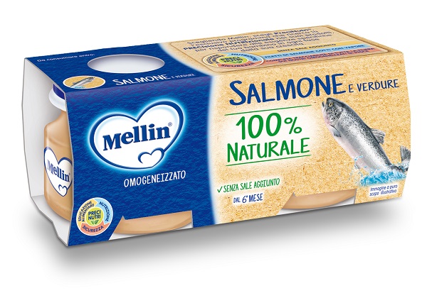 OMO MELLIN Salmone/Verd.4x80g