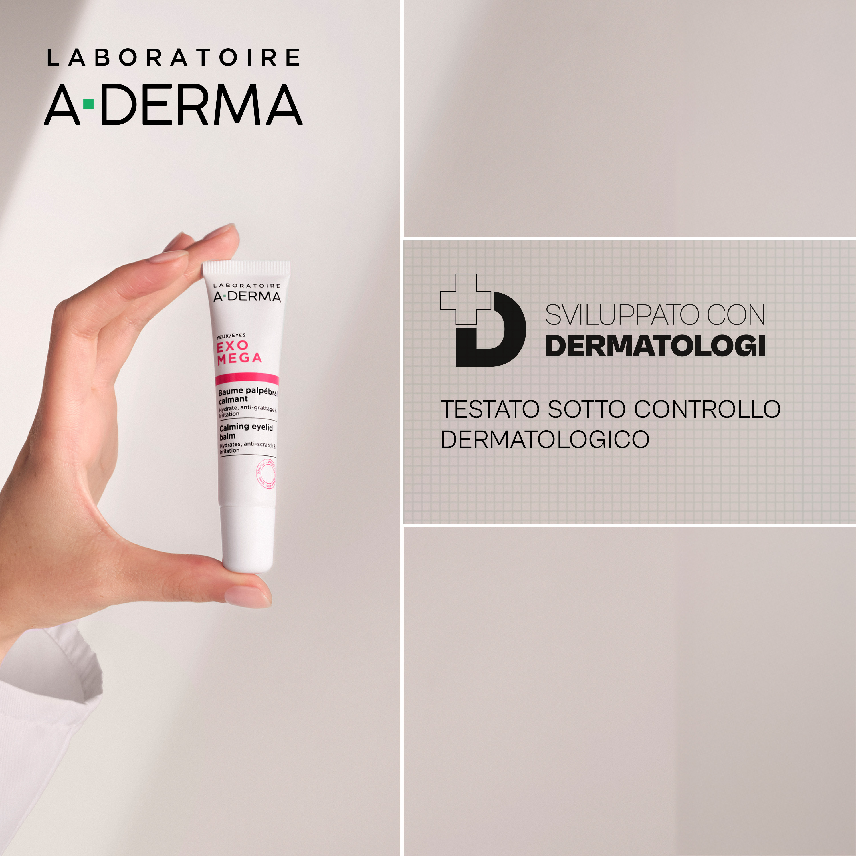 A-Derma Exomega - Balsamo Palpebrale Lenitivo 15 ml