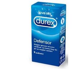 Durex Defensor Preservativi Lubrificati 9 Pezzi