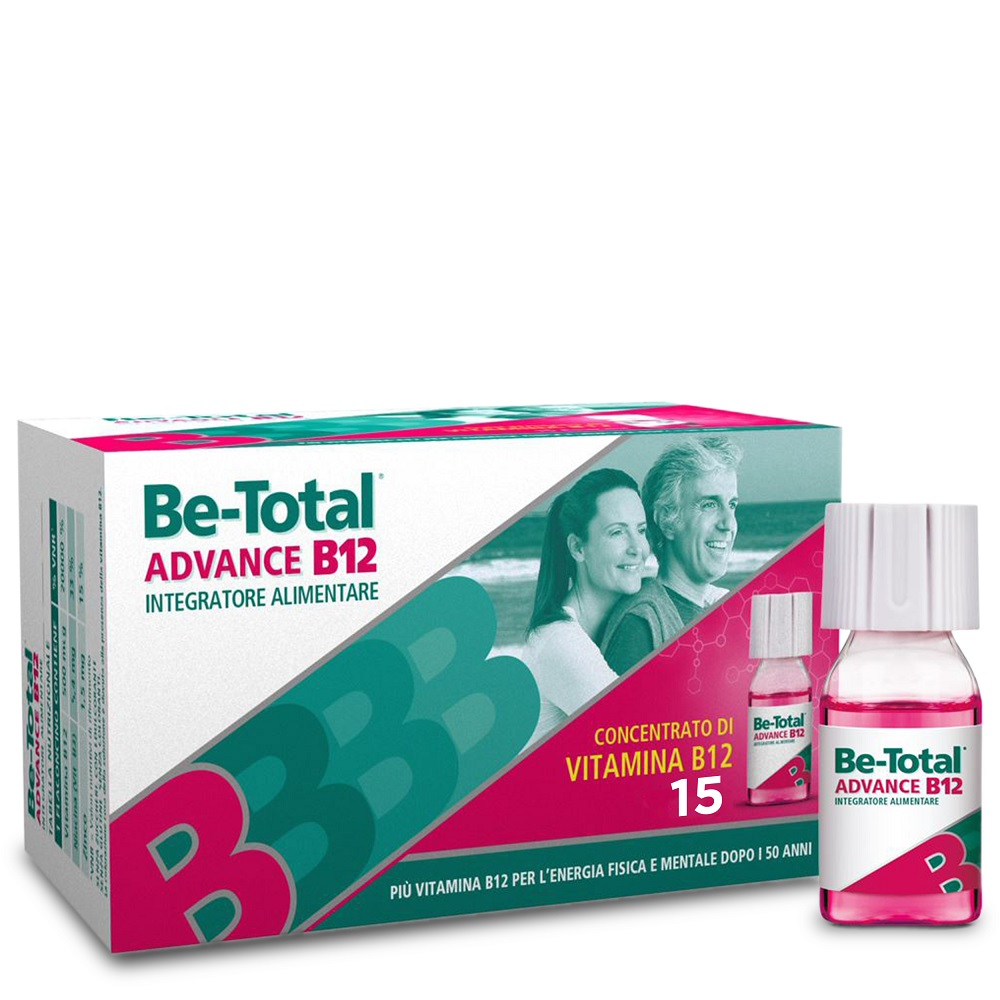 Be-Total Advance B12 Integratore Alimentare Vitamina B12 Vitamina B Zinco 15 Faconcini