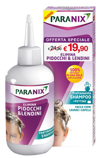 PARANIX SHAMPOO ANTIPEDICULOSI TRATTAMENTO PREZZO PROMOZIONALE  