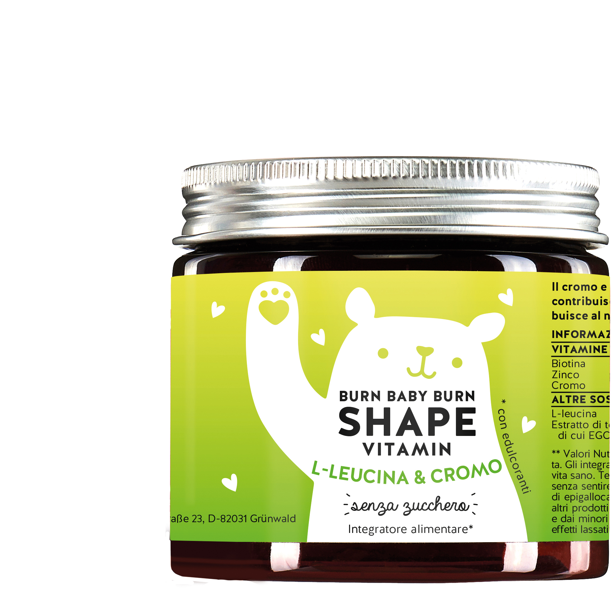 Bears With Benefits - Burn Baby Burn Shape Vitamin 45 Orsetti - Integratore Per Il Metabolismo Dei Grassi