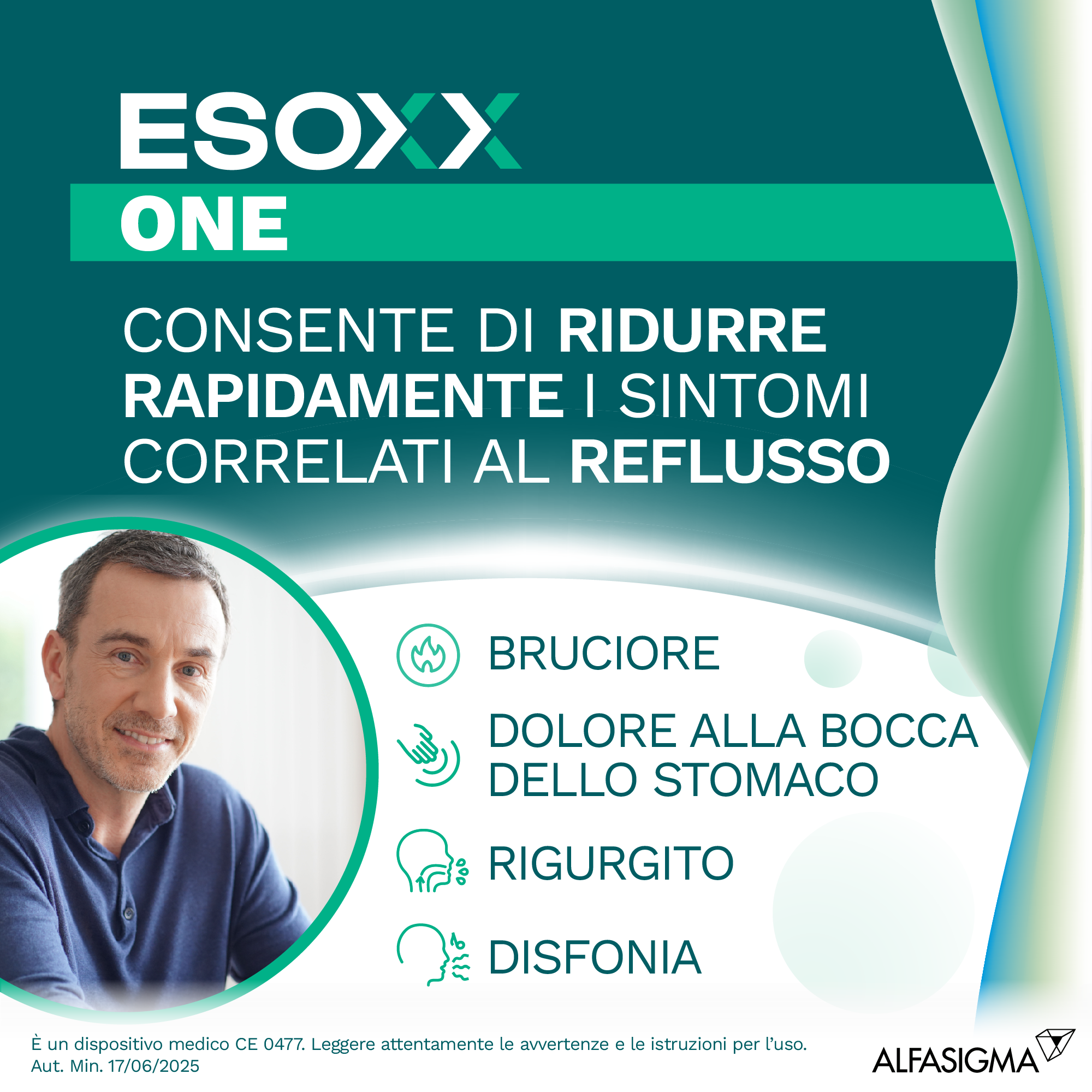 Esoxx One -  Pacco Doppio - Rimedio reflusso gastroesofageo e bruciore di stomaco - Bundle 2 confezioni da 20 stick ciascuna