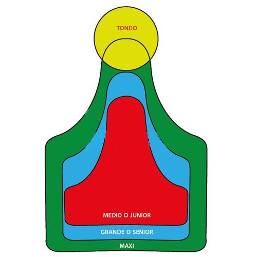 MARCA NON NUMERATA GRANDE/SENIOR MASCHIO GIALLA CAD. (REF. 00403/G) - ALLFLEX