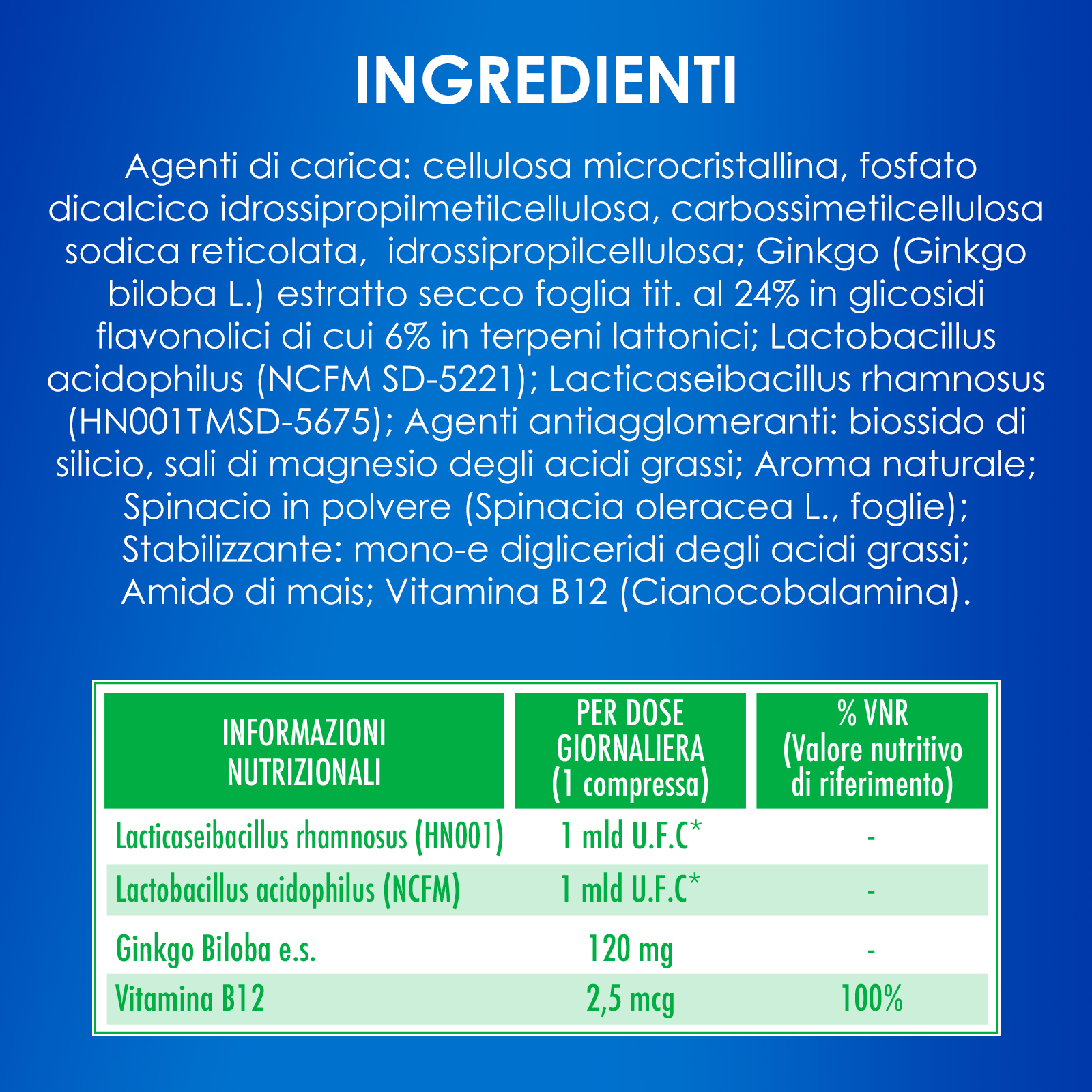 Enterogermina Active Age 28 compresse, Integratore con Probiotici (Fermenti Lattici), Ginkgo Biloba e Vitamina B12, Equilibrio Flora Intestinale, Azione Antiossidante, Riduzione Stanchezza 