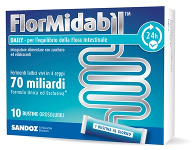 Flormidabil Daily - Integratore di fermenti lattici - 10 Capsule