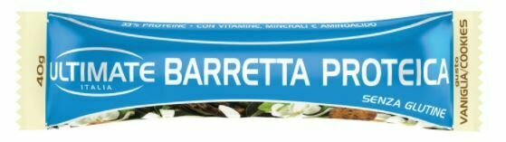 Ultimate Italia Barretta Proteica Vaniglia-Cookies 40 g