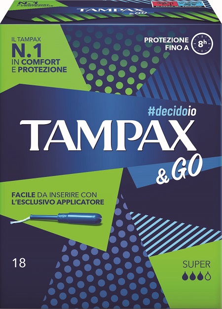 TAMPAX&GO Super 18pz