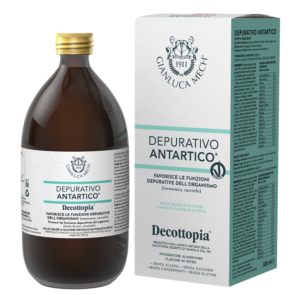 Gianluca Mech Decottopia Depurativo Antartico Con Stevia Integratore 500 ml