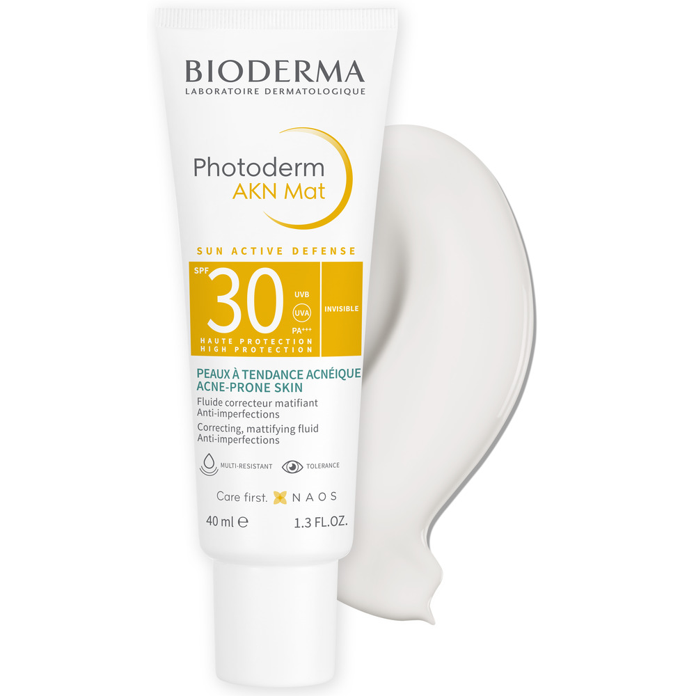 Bioderma Photoderm AKN MAT - Fluido Opacizzante SPF30 Per Pelle Mista E Grassa 40 ml