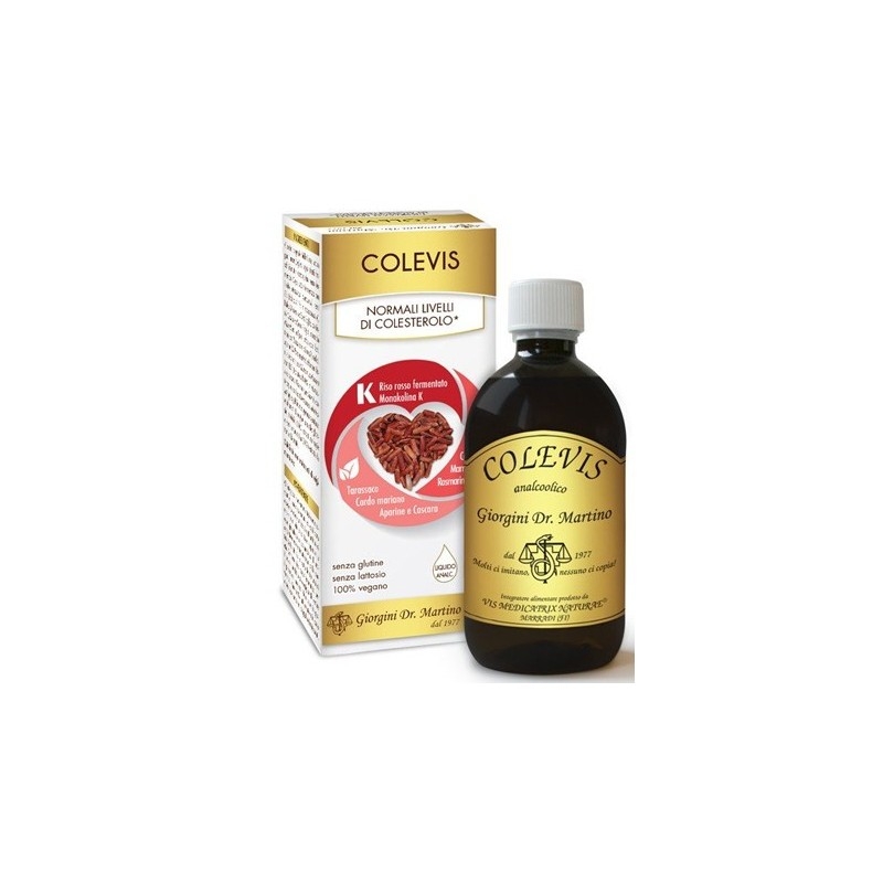 Colevis Liquido Analcolico - Integratore i normali livelli di colesterolo - 500 ml