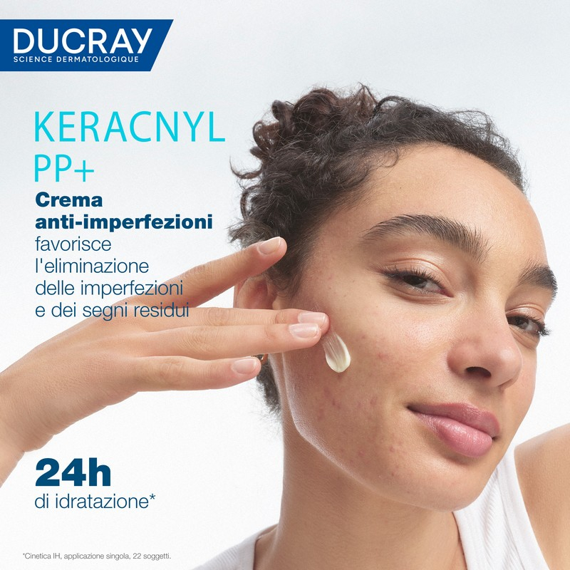 Ducray Keracnyl  PP+ Crema anti-imperfezioni, pelle grassa a tendenza acneica, 30ml 
