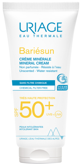 Uriage Bariesun Crema minerale SPF50+ 100mL