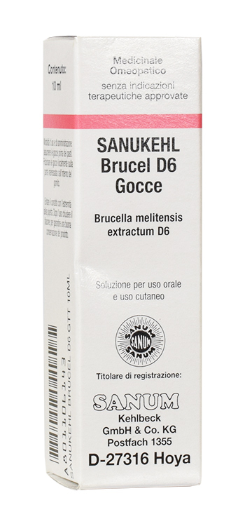 Imo Sanum Sanukehl Brucel D6 Gocce Omeopatiche 10 ml