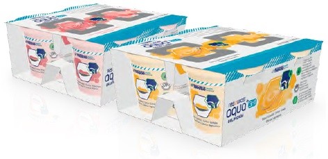 Resource Aqua+ 3in1 Limone Bevanda Gelificata Con Fibre 4x125 g