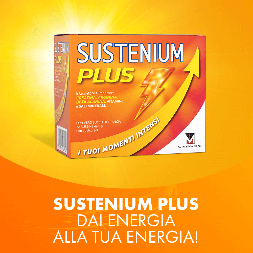 Sustenium Plus Integratore di Creatina Arginina 22 Bustine