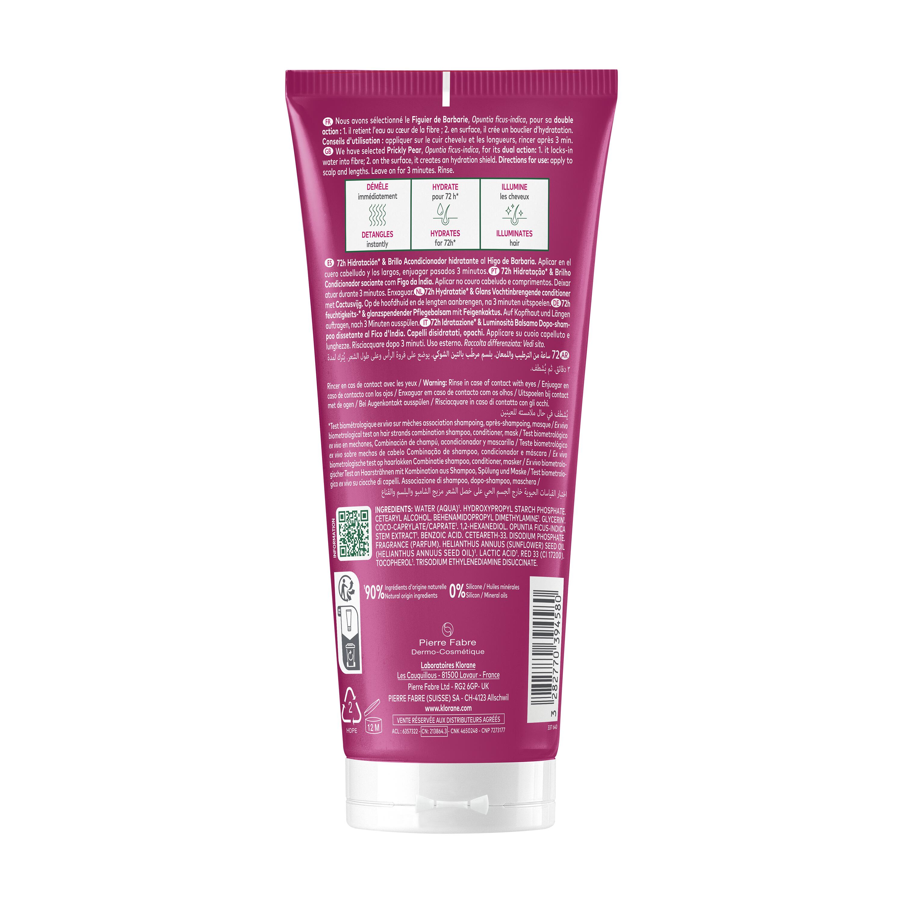 Klorane - Balsamo Idratante E Illuminante Al Fico D'India 200 ml