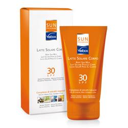 Vebix Sun SPF30 Crema Solare Corpo Idratante 125 ml