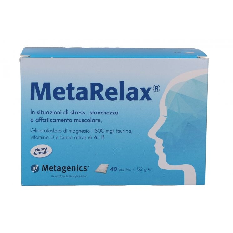 Metarelax Nuova Formula Integratore Alimentare 40 Bustine
