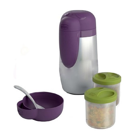 Chicco Portavivande Termico Acciaio Inox 2 Pezzi 250 ml