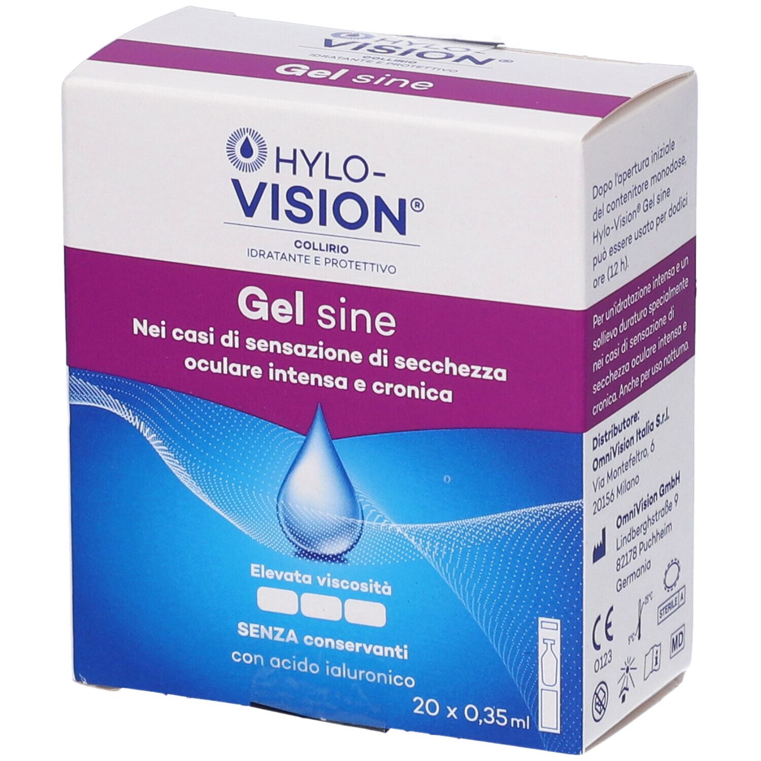 HYLOVISION GEL SINE FM 20FL