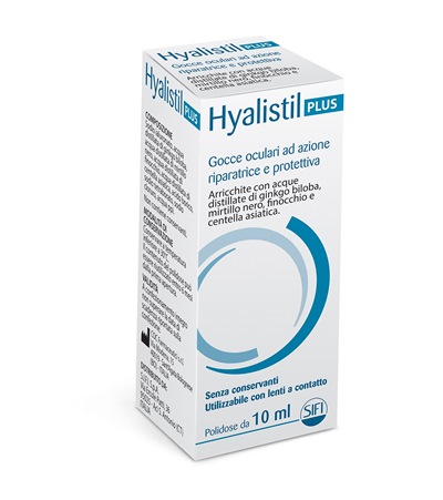 Hyalistil Plus Soluzione Oculare Idratante Gocce 10 ml