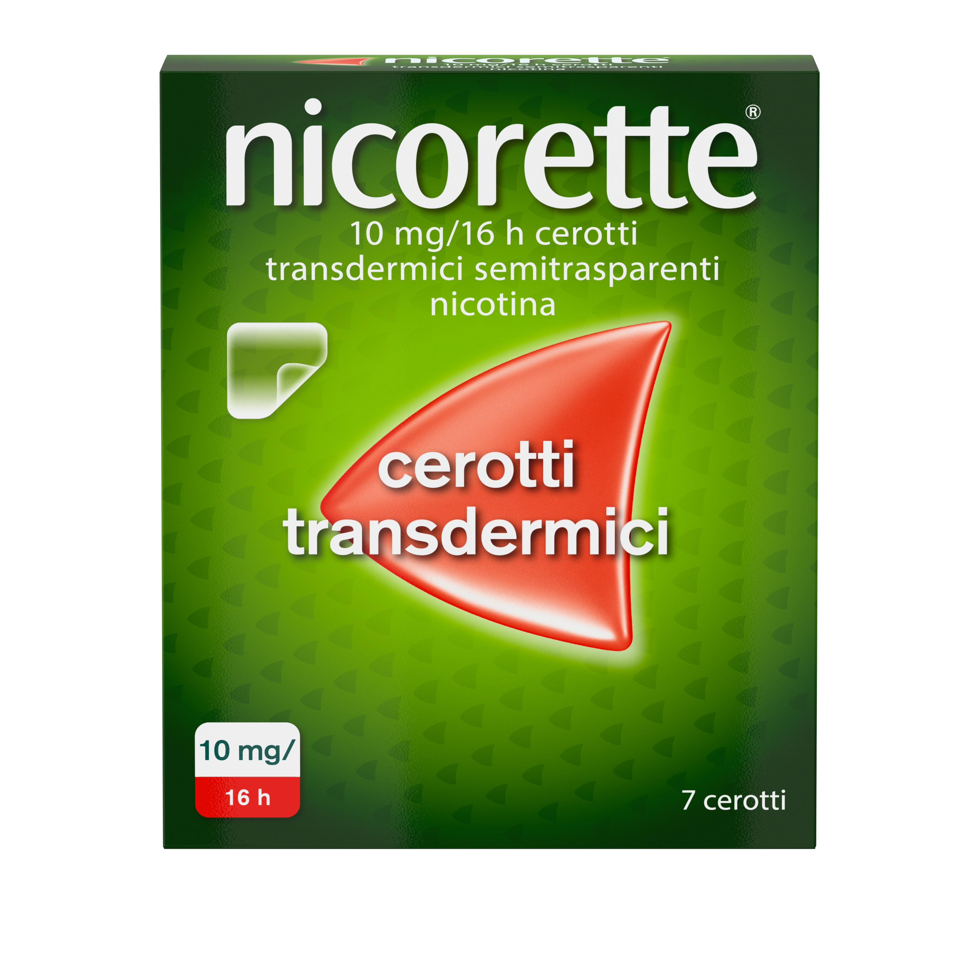 Nicorette 7 Cerotti Transdermici 10 mg Smettere di Fumare