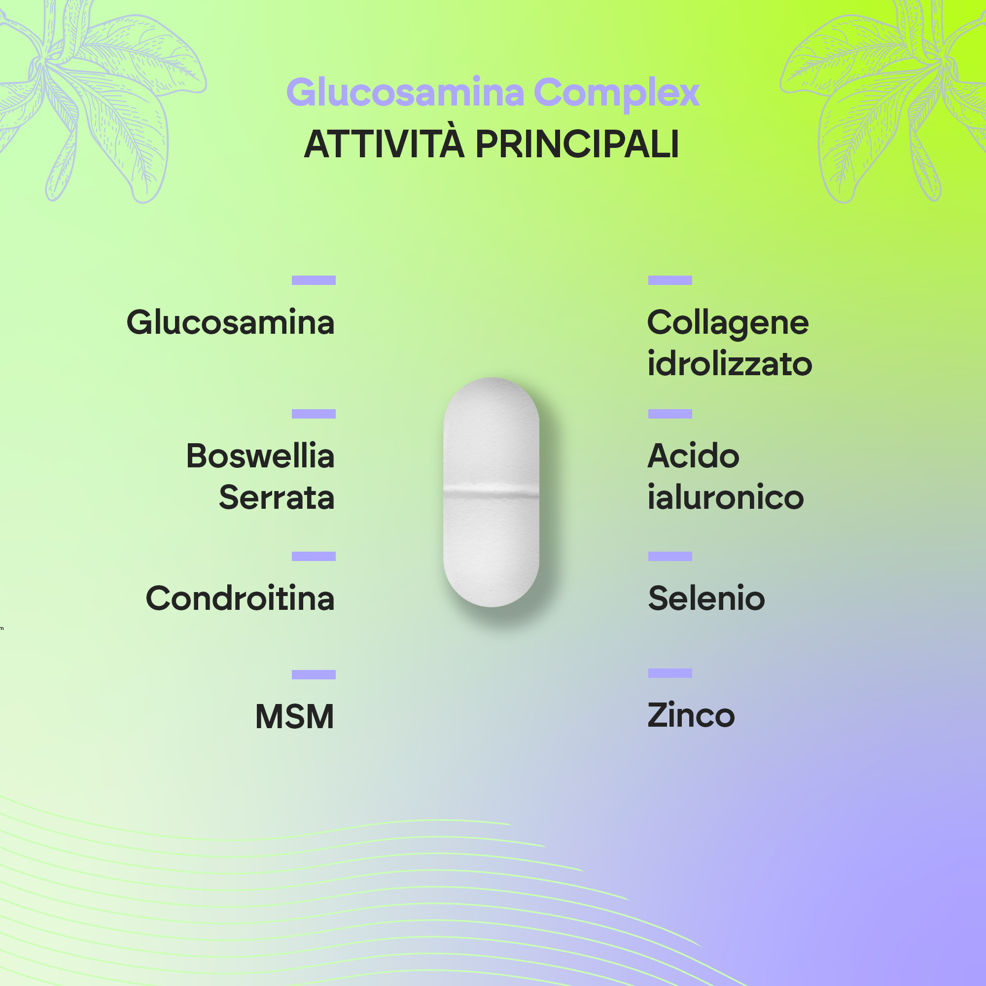 Nutralie Glucosamina Complex 120 Capsule - Integratore Per Le Articolazioni