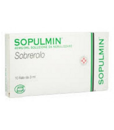 Sopulmin Nebulizzazione 40 mg Sobrerolo 10 Fiale 3 ml