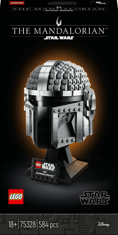 LEGO STAR W CASCO MANDALORIANO