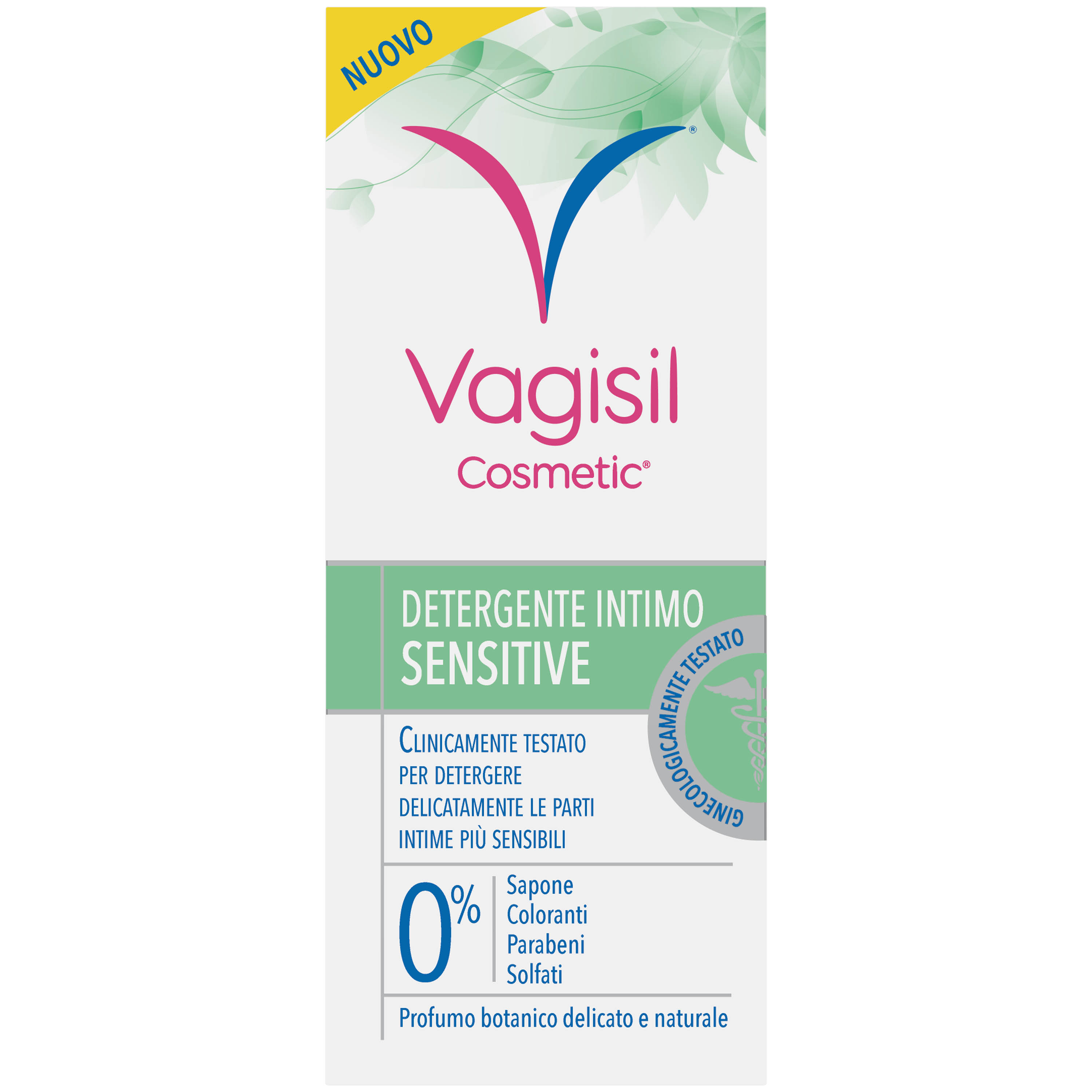 Vagisil Detergente Sensitive, Per l'Igiene Intima Quotidiana, Extra Delicato Per Pelle Sensibile, Senza Sapone. 250ml