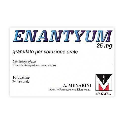 Enantyum 25 mg Granulato Per Soluzione Orale 10 Bustine