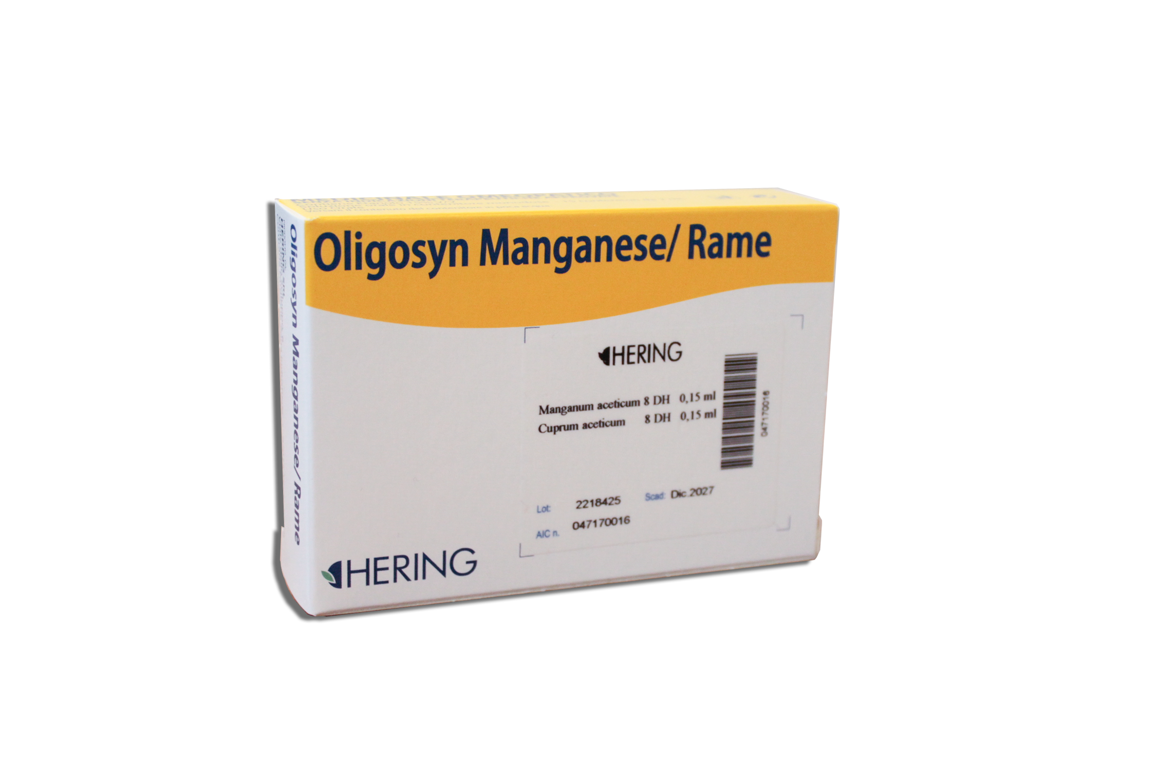 OLIGOSYN Mang/Rame 15f.2ml