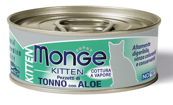 MONGE CAT TONNO/ALOE KITTEN 80