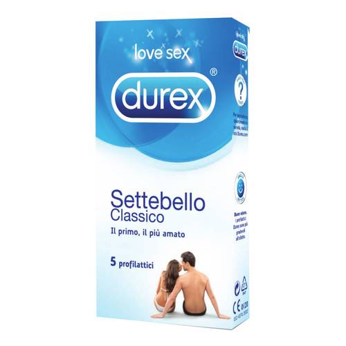 Durex Settebello Classico Preservativi 5 Pezzi