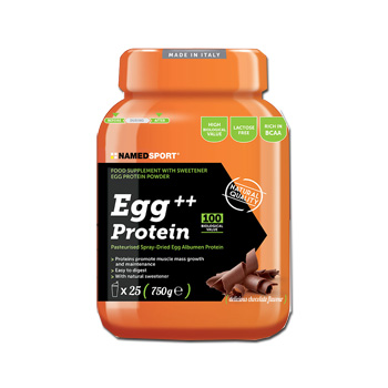 Named Sport Egg++ Protein Delicious Chocolate Integratore di Albume 750 g