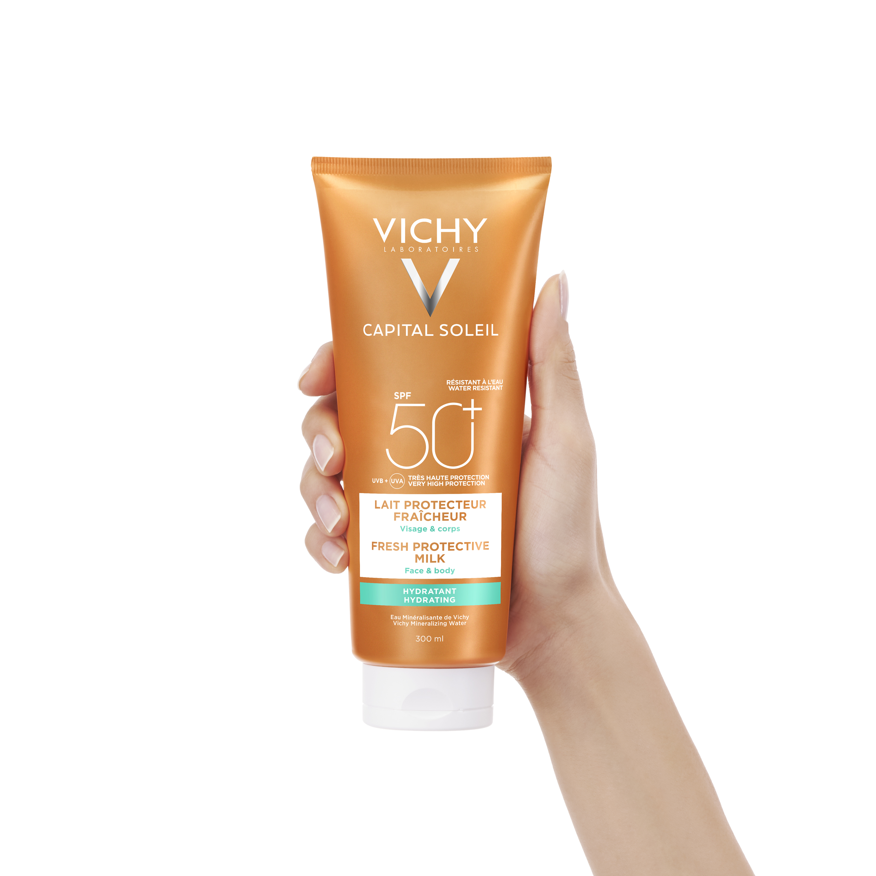 Vichy - Idéal Soleil Latte Fresco Idratante SPF50+ Protezione Viso E Corpo 300 ml