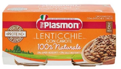 PLASMON OMOG LENTICCHIE 2X80G