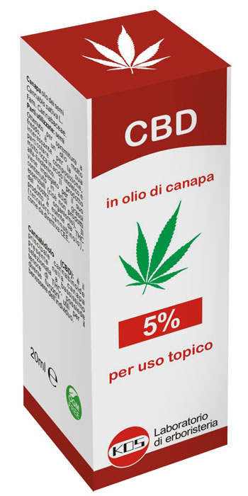 CBD OLIO 5% 20ML (USO TOPICO)