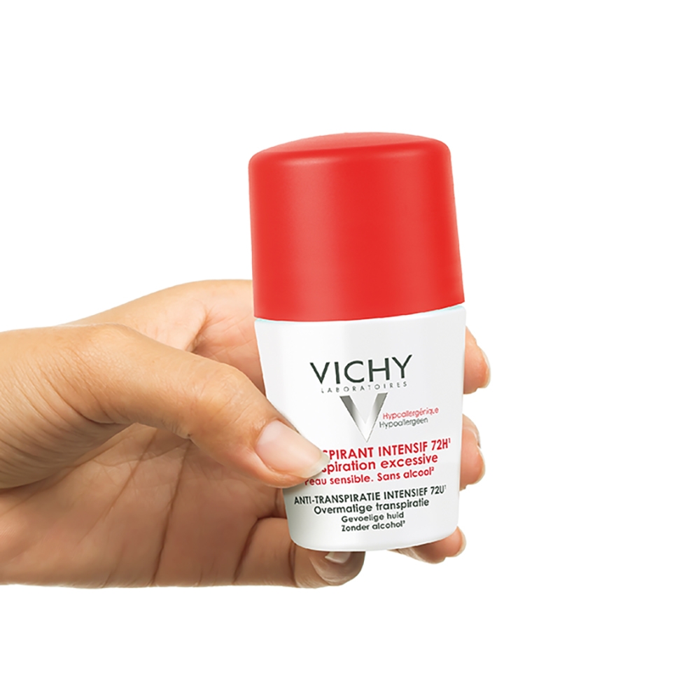 Vichy Deodorante Stress Resist - Roll-on anti-traspirante intensivo 50 ml efficace per 72 ore