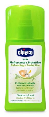 Chicco Spray Rinfrescante e Protettivo Anti-zanzara Naturale per Bambini 100 ml