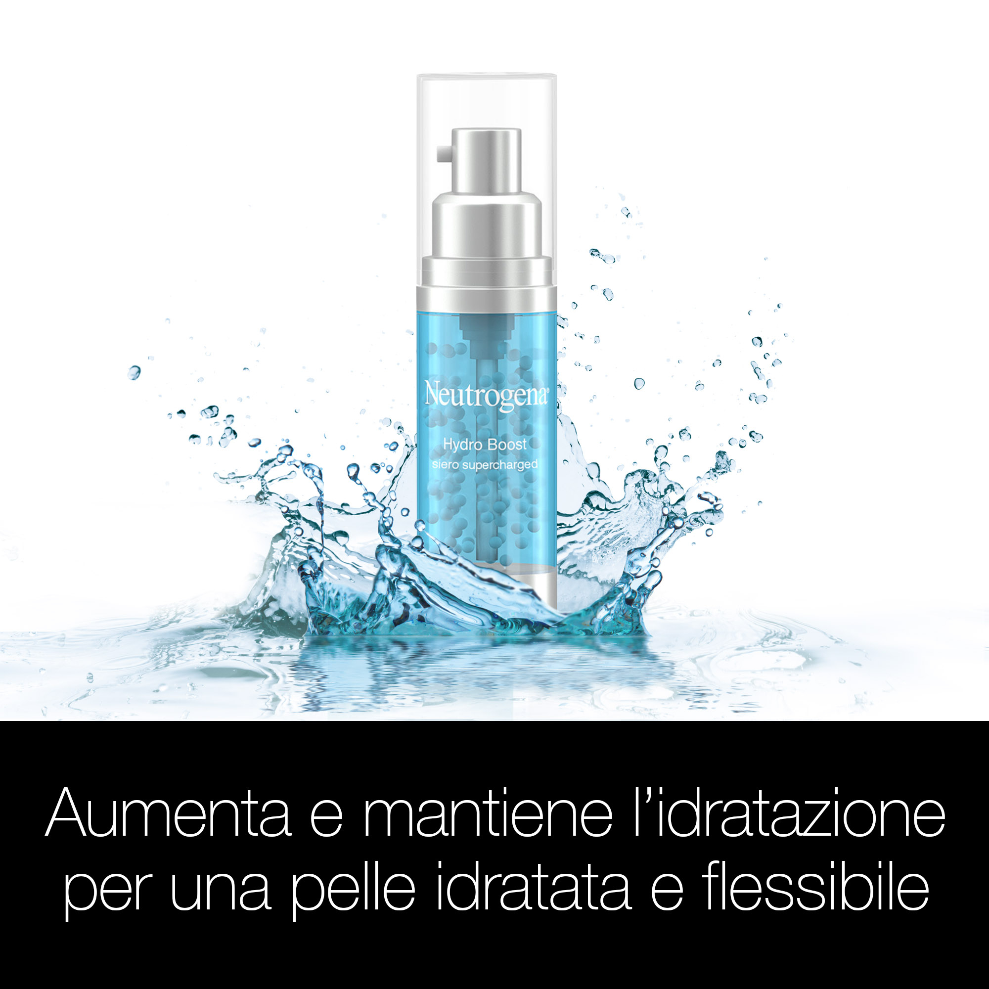 Neutrogena Siero Viso, Hydro Boost, Idratazione Intensa, con Acido Ialuronico, 30 ml